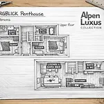 別荘 Bergblick - Two-level Penthouse With Rooftop Terrace & Mountain View By Alpenluxus Collection *